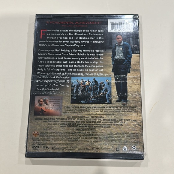 The Shawshank Redemption DVD sealed - Picture 2 of 2